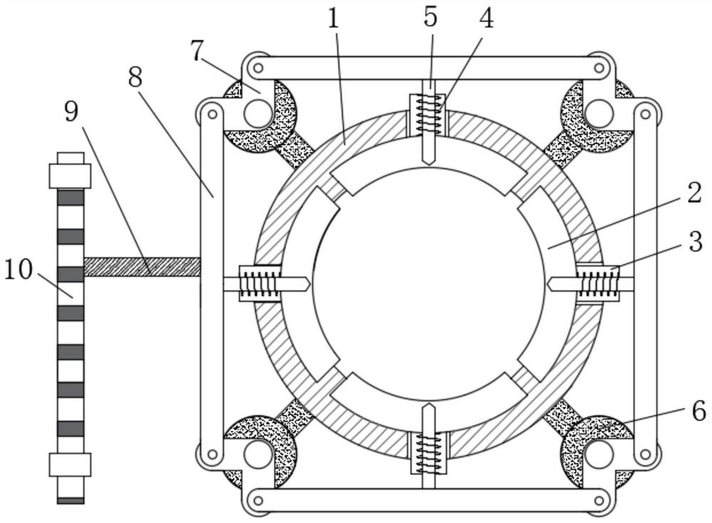 Automatic anti-blocking device for electrophoresis production based on speed ratio