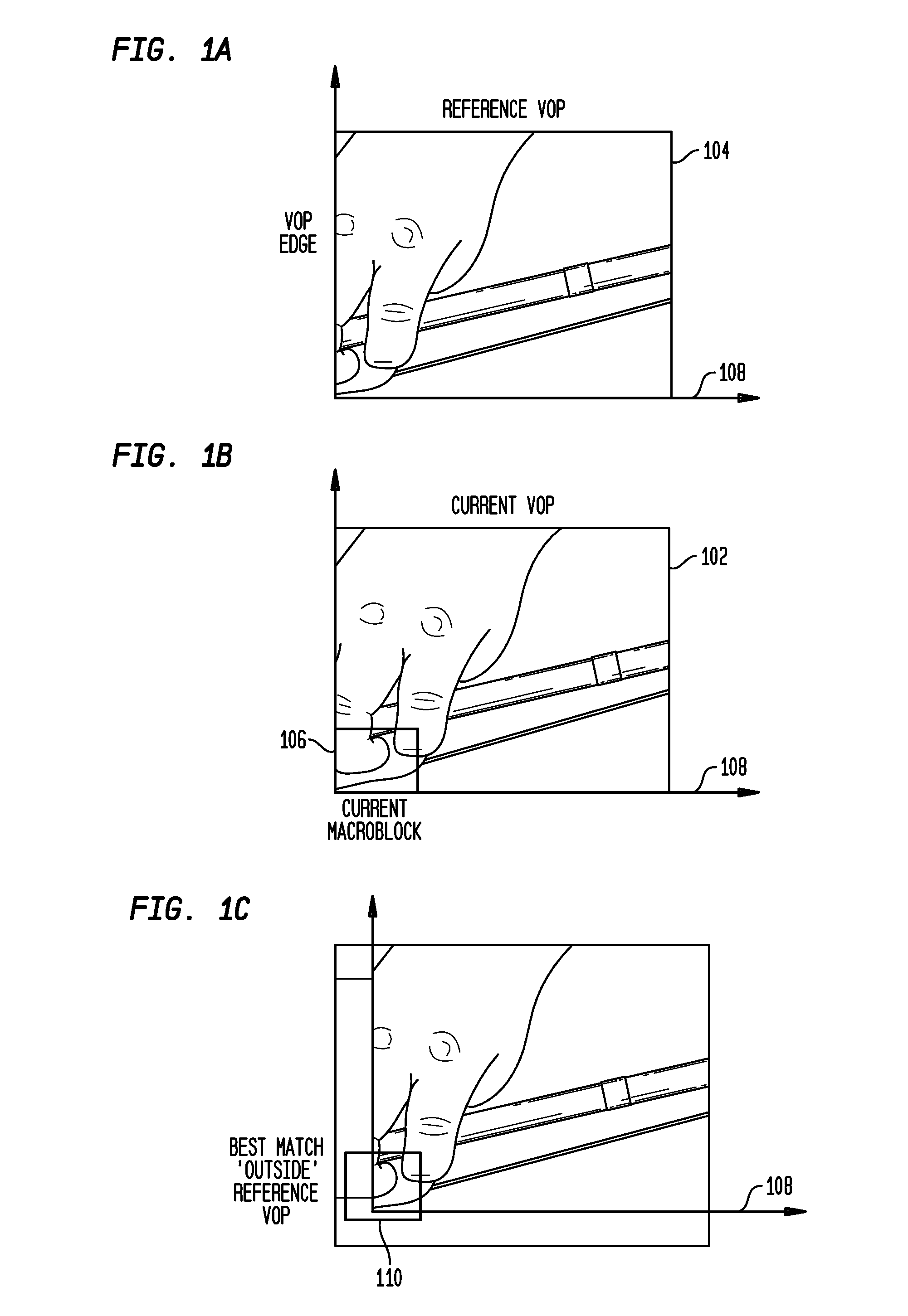 Direct Memory Access With On-The-Fly Generation of Frame Information For Unrestricted Motion Vectors
