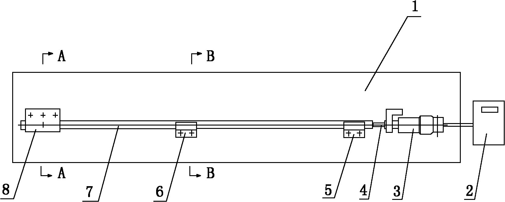 Control method for thermal deformation compensation of ram of numerical control machine and device for implementing same