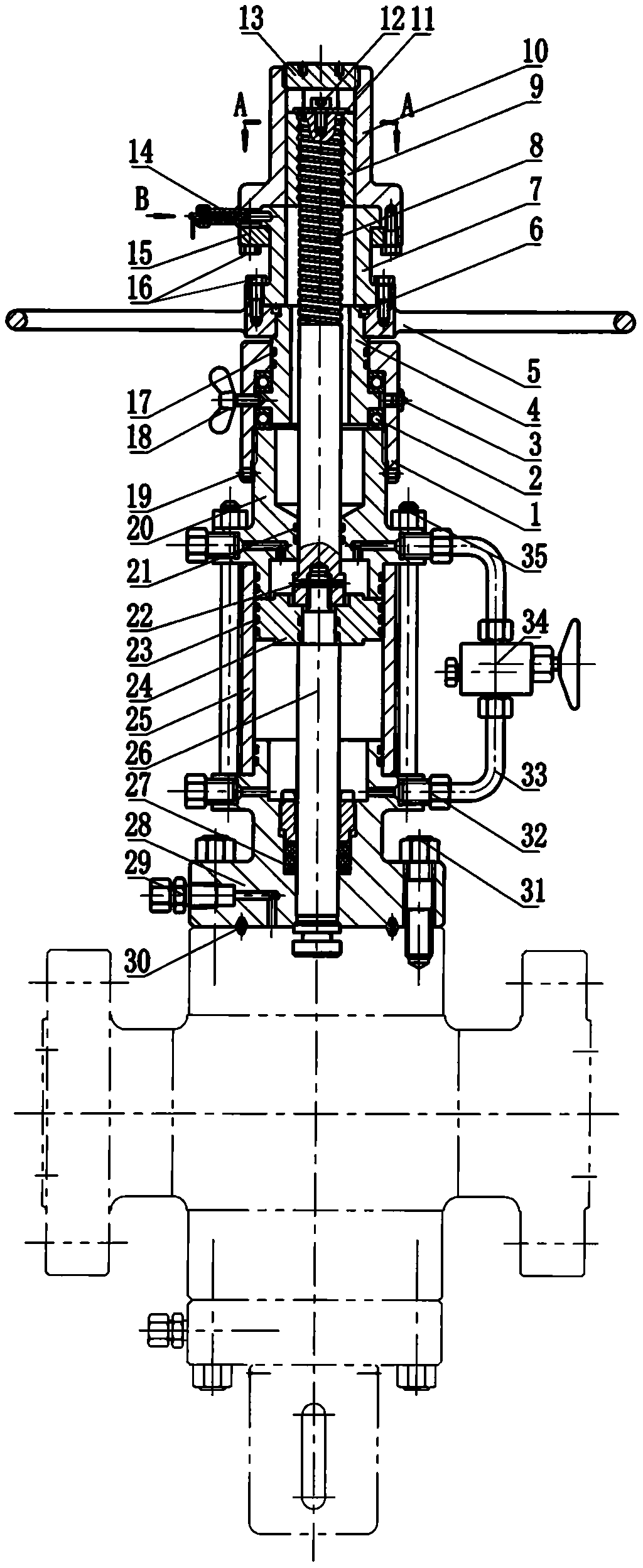 Driving mechanism achieving quick switching between hydraulic driving and manual driving and used for fracturing plate valve