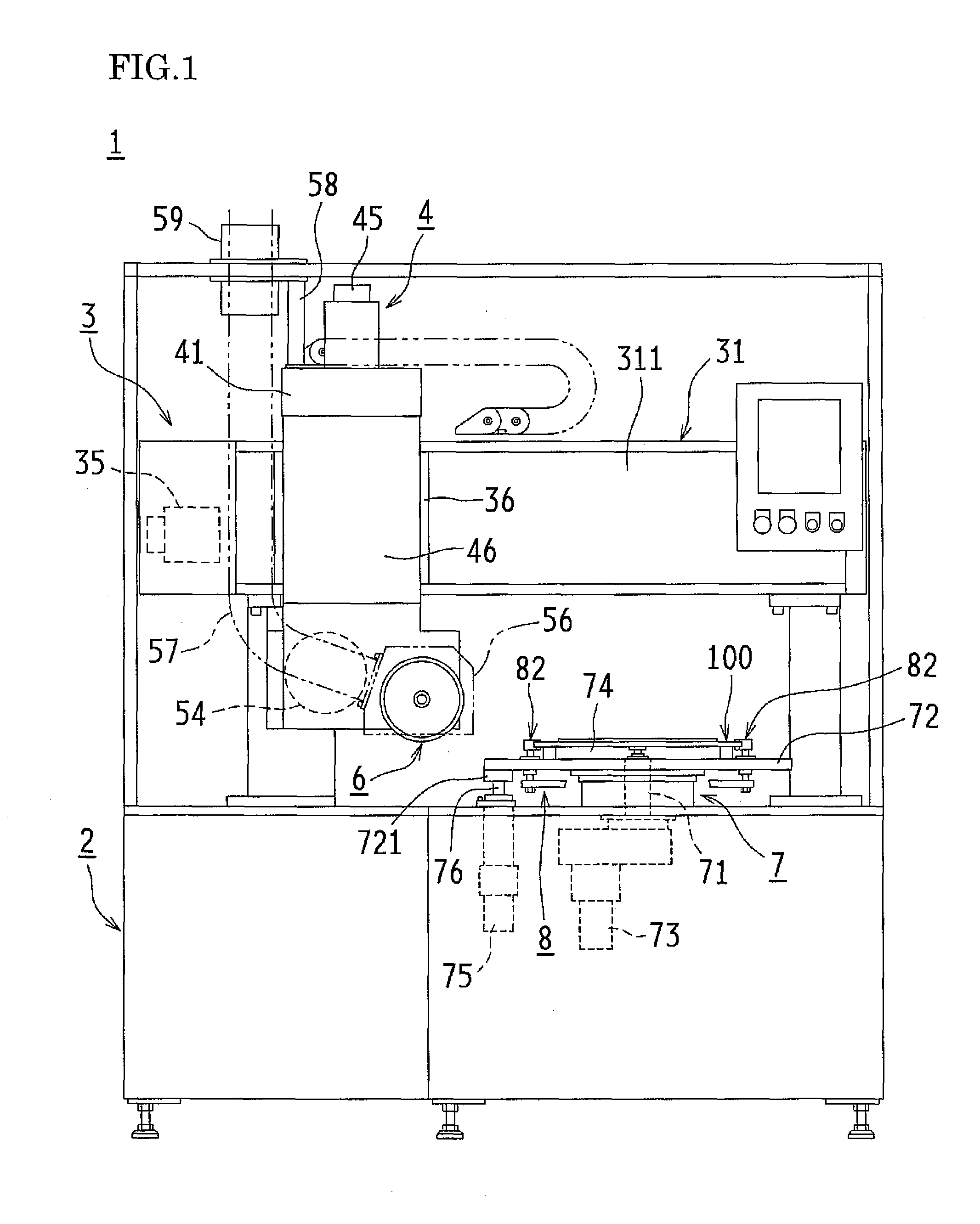 Groove machining apparatus for insulating spacer and groove machining method for the same