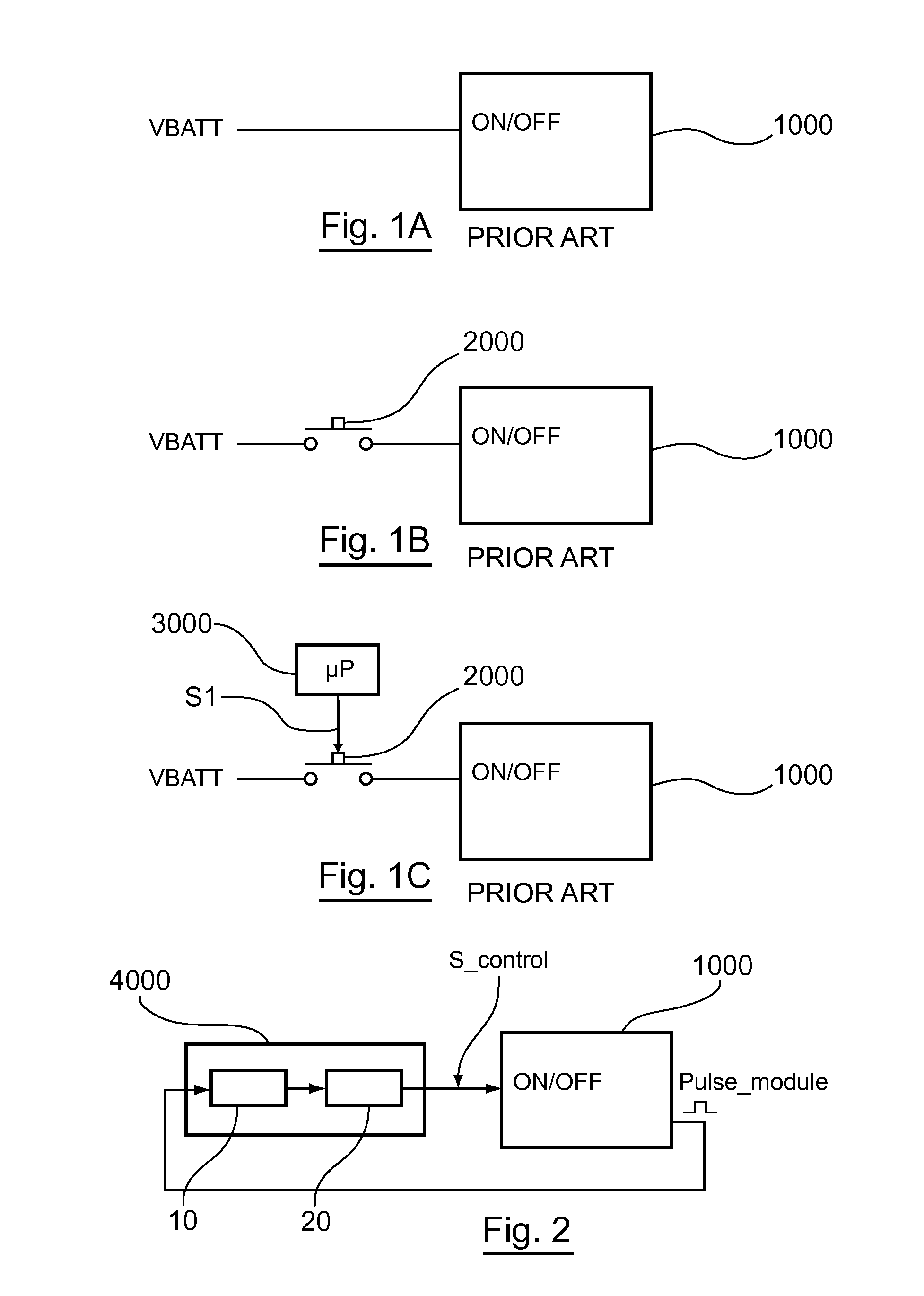 Device for controlling the operation of a radiocommunication electronic module, and corresponding electronic circuit