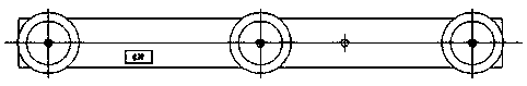 Capacitive-type external voltage sensor used for circuit breaker switch