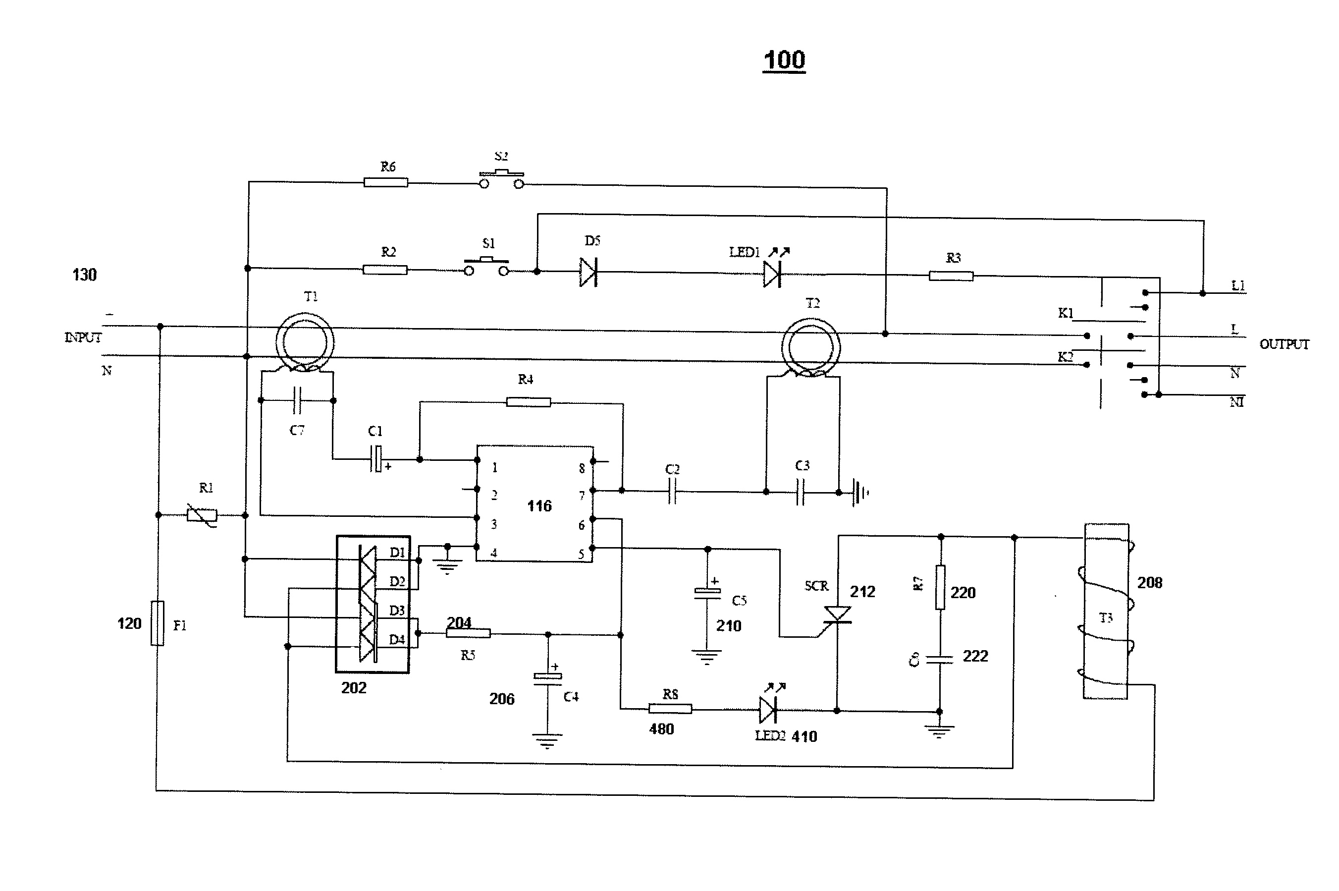 Ground Fault Circuit Interrupter With End-Of-Life Indicator