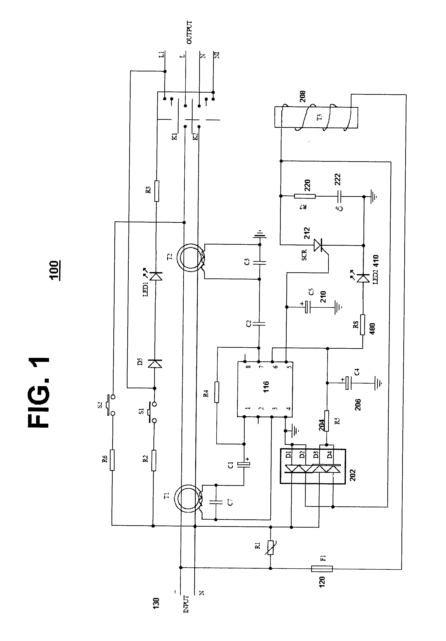 Ground Fault Circuit Interrupter With End-Of-Life Indicator