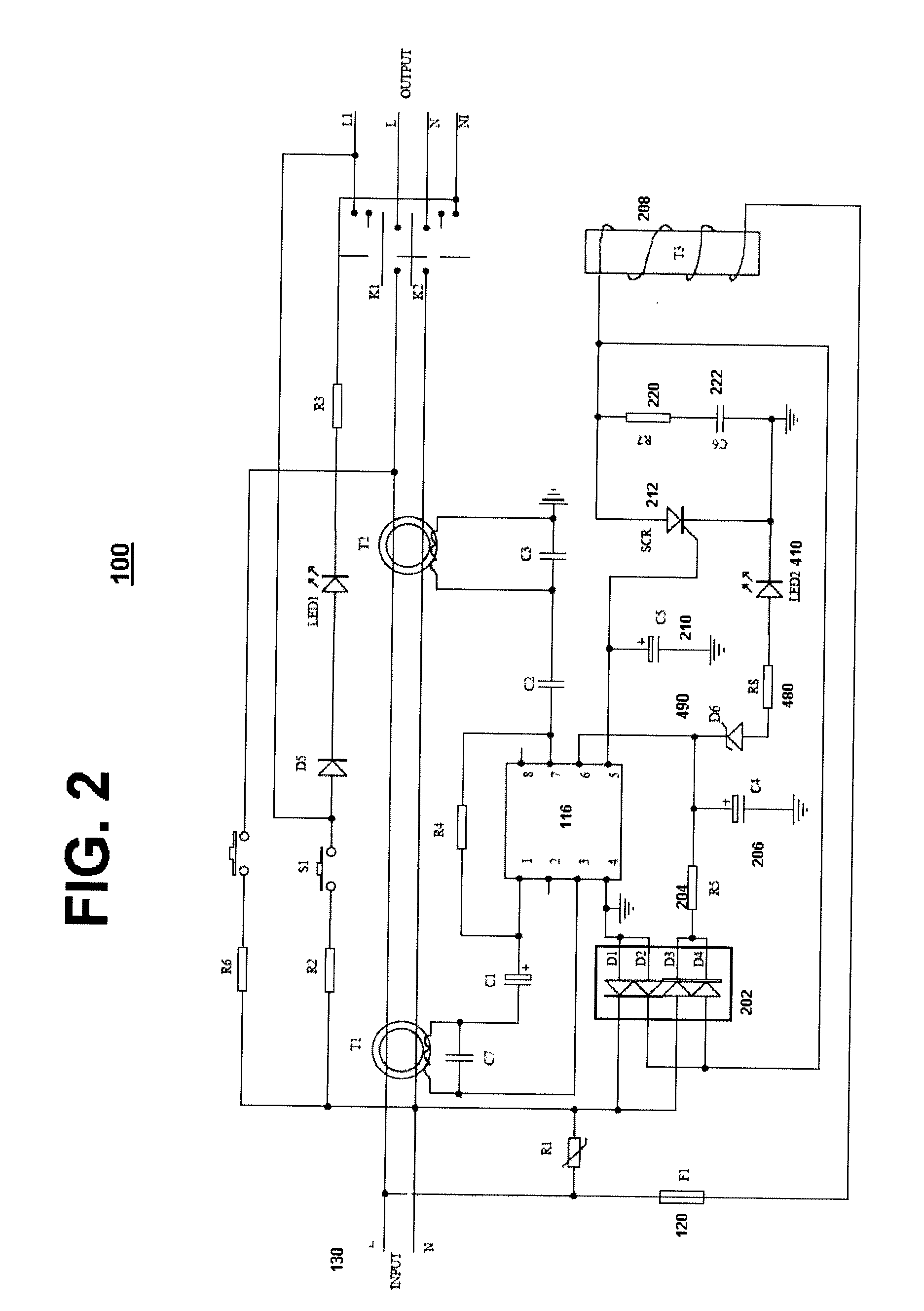 Ground Fault Circuit Interrupter With End-Of-Life Indicator