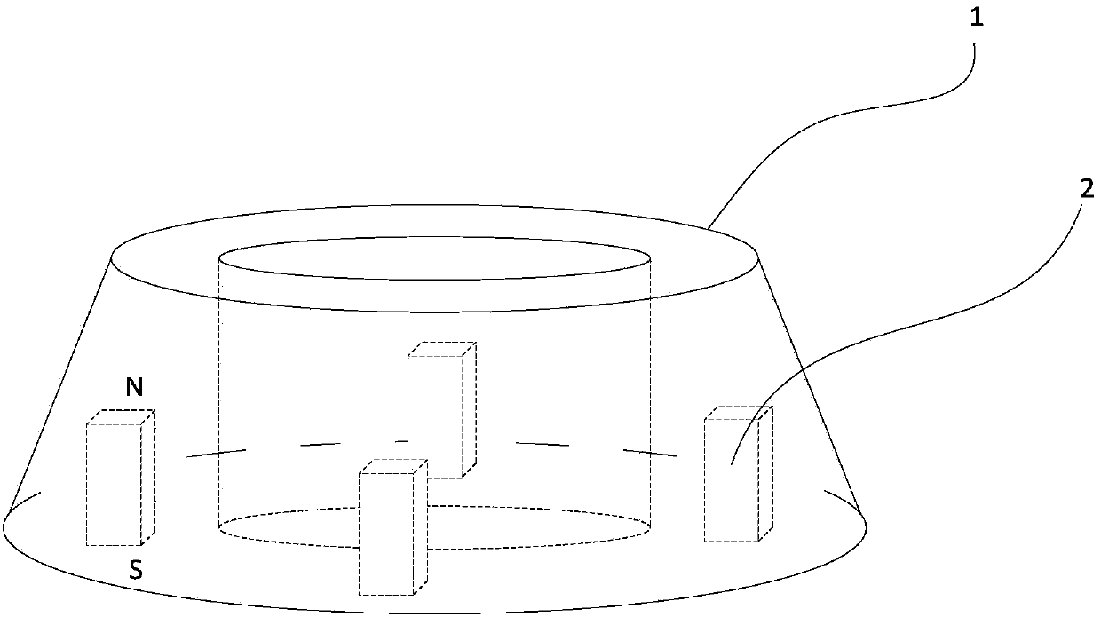 Micro-projection device and magnetic suspension base