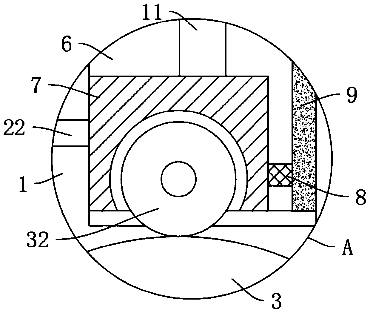 Winding device of textile equipment