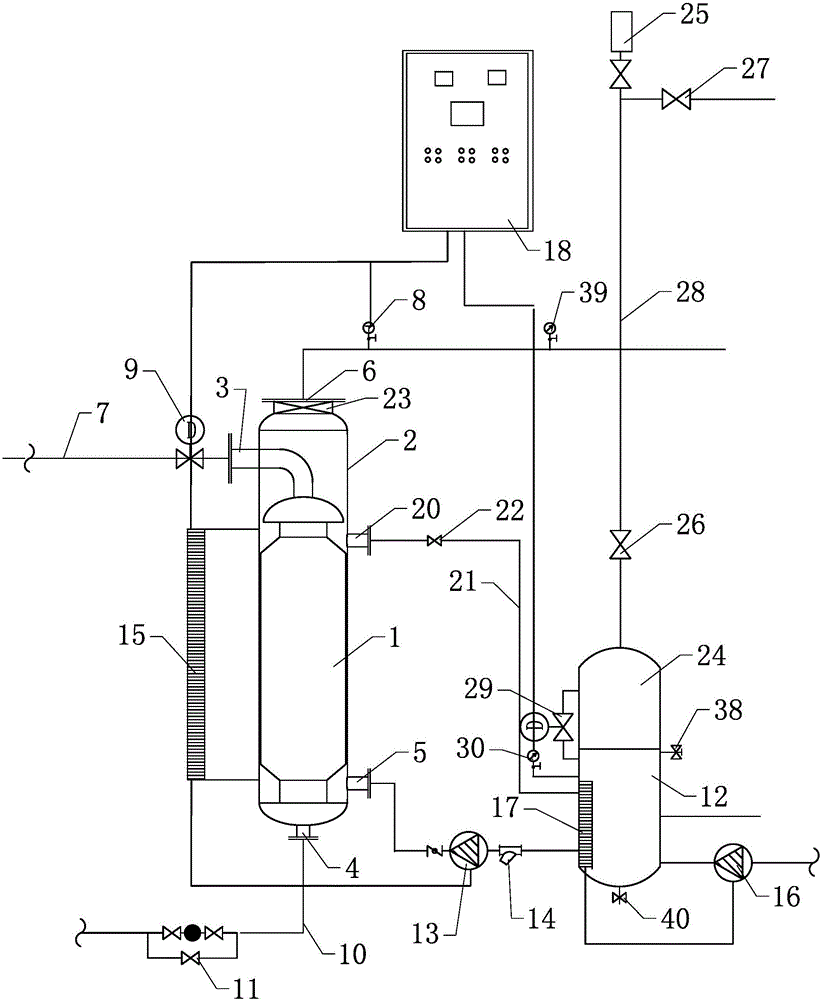 Low-pressure steam generating device