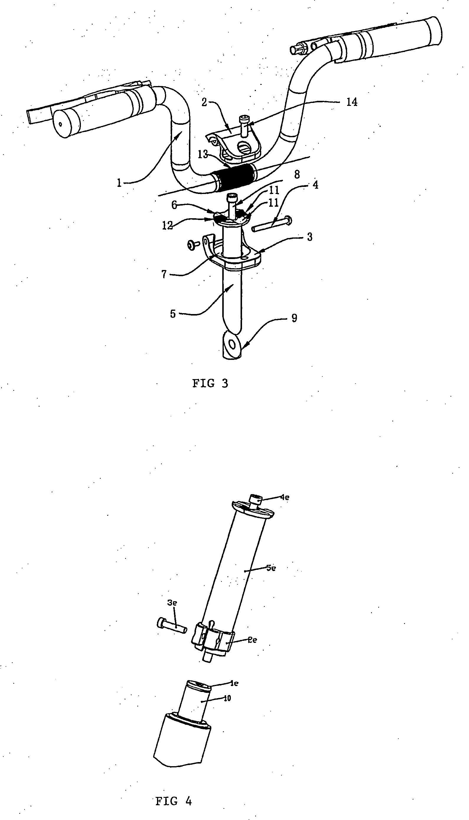 Adjusting Mechanism for Handle Position of Bicycle