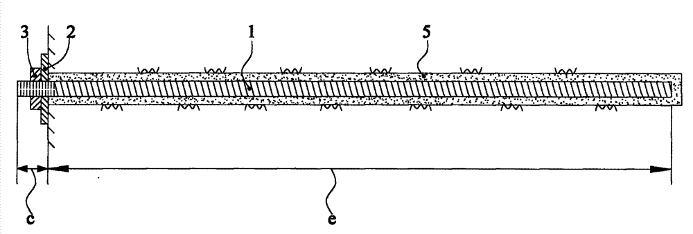 Tension and compression coupling type high-strength and high-deformation anchor rod and method for using same