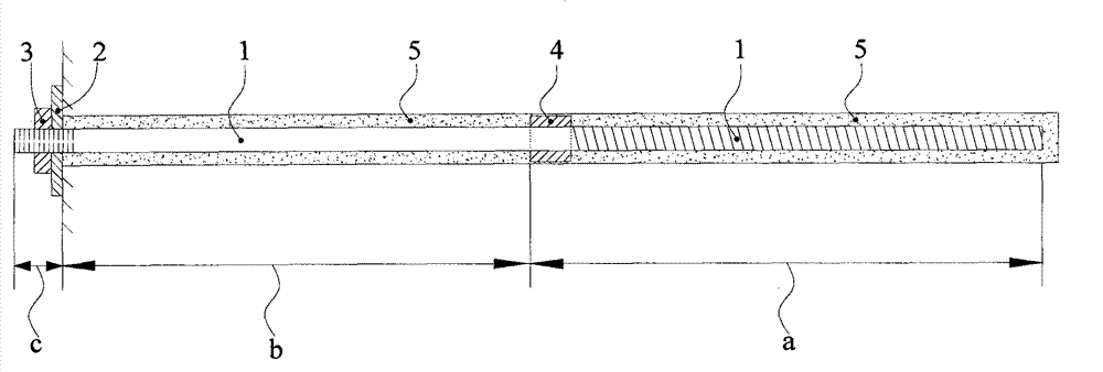 Tension and compression coupling type high-strength and high-deformation anchor rod and method for using same