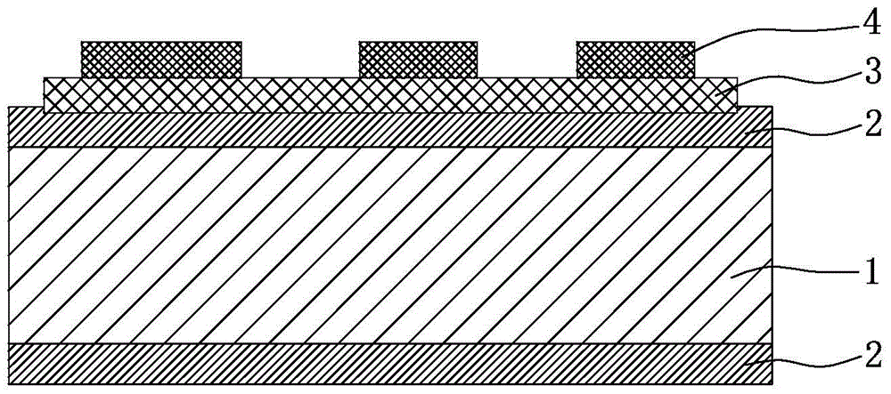 A positive electrode oxide film printed substrate for a power module