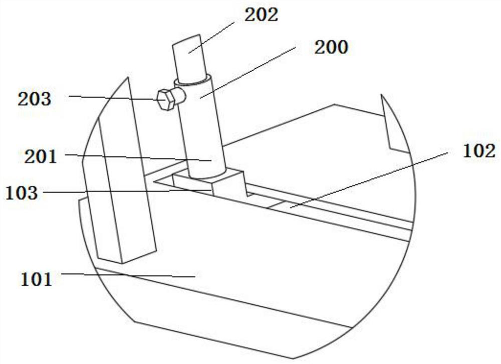 Auxiliary vision testing device for Ophthalmology Department