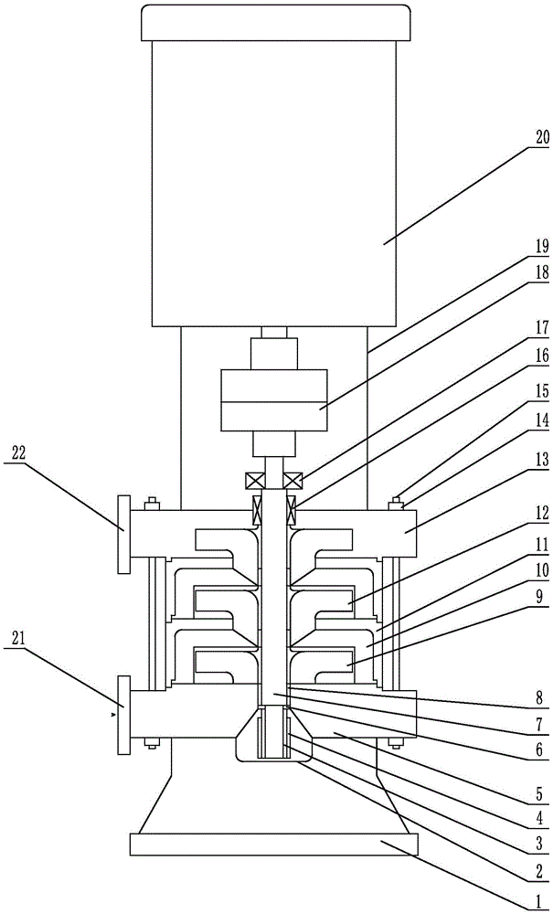 Sectional type multi-stage centrifugal pump and adjustable guide vane devices thereof