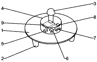 Intelligent leveling measuring scale pad