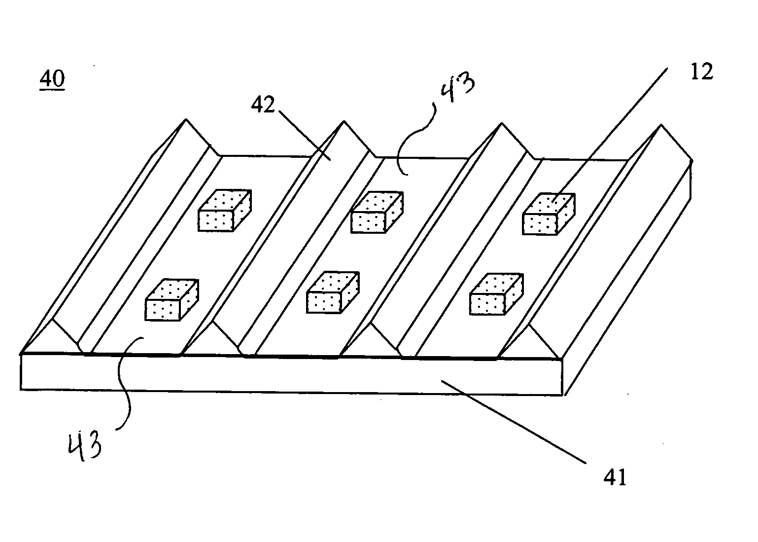 Light emitting diode arrays with improved light extraction