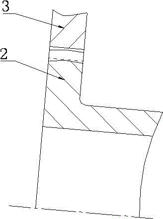 Connecting structure for main shaft and gearbox of horizontal-axis wind turbine unit