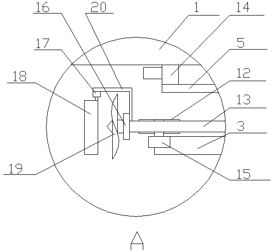 Device for cleaning dirt on surface layer of high-tension transmission line