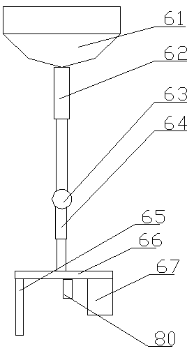 Device for cleaning dirt on surface layer of high-tension transmission line