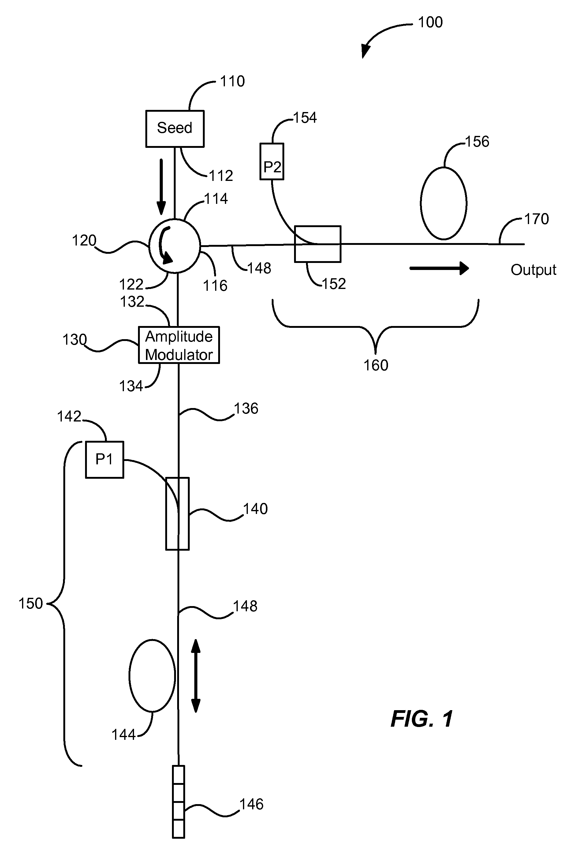 Method and system for a pulsed laser source emitting shaped optical waveforms
