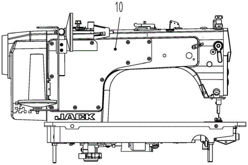 Sewing machine and its thread frame