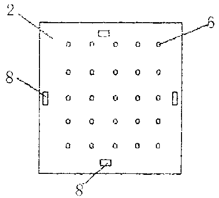 Drainage board and nutrition bag combined roof greening layer