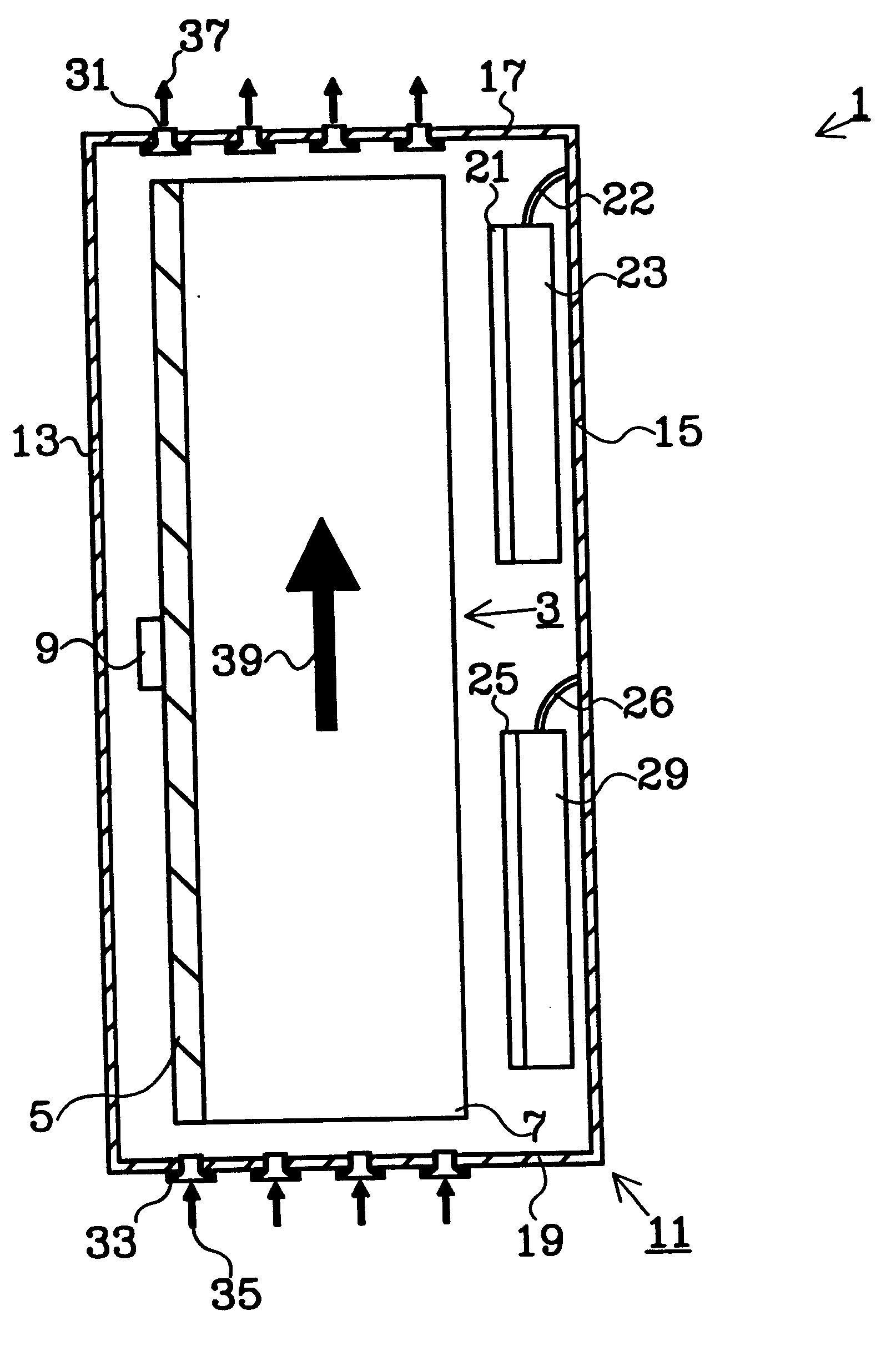 Device for increasing heat transfer