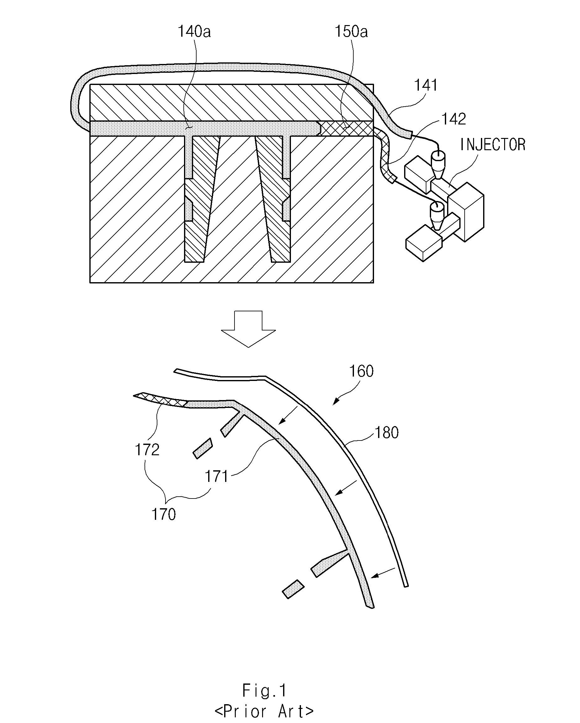 Method for manufacturing crash pad for vehicle and crash pad manufactured thereby