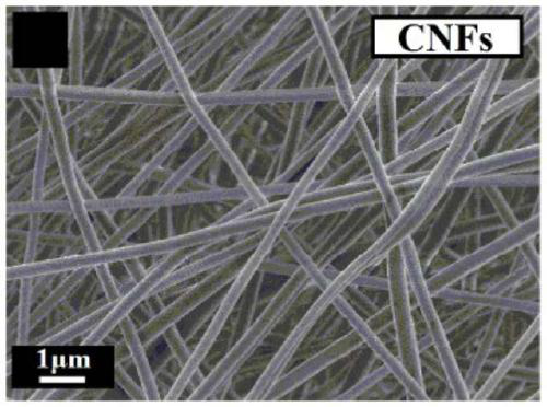 Preparation method for biomass-based carbon nanofiber