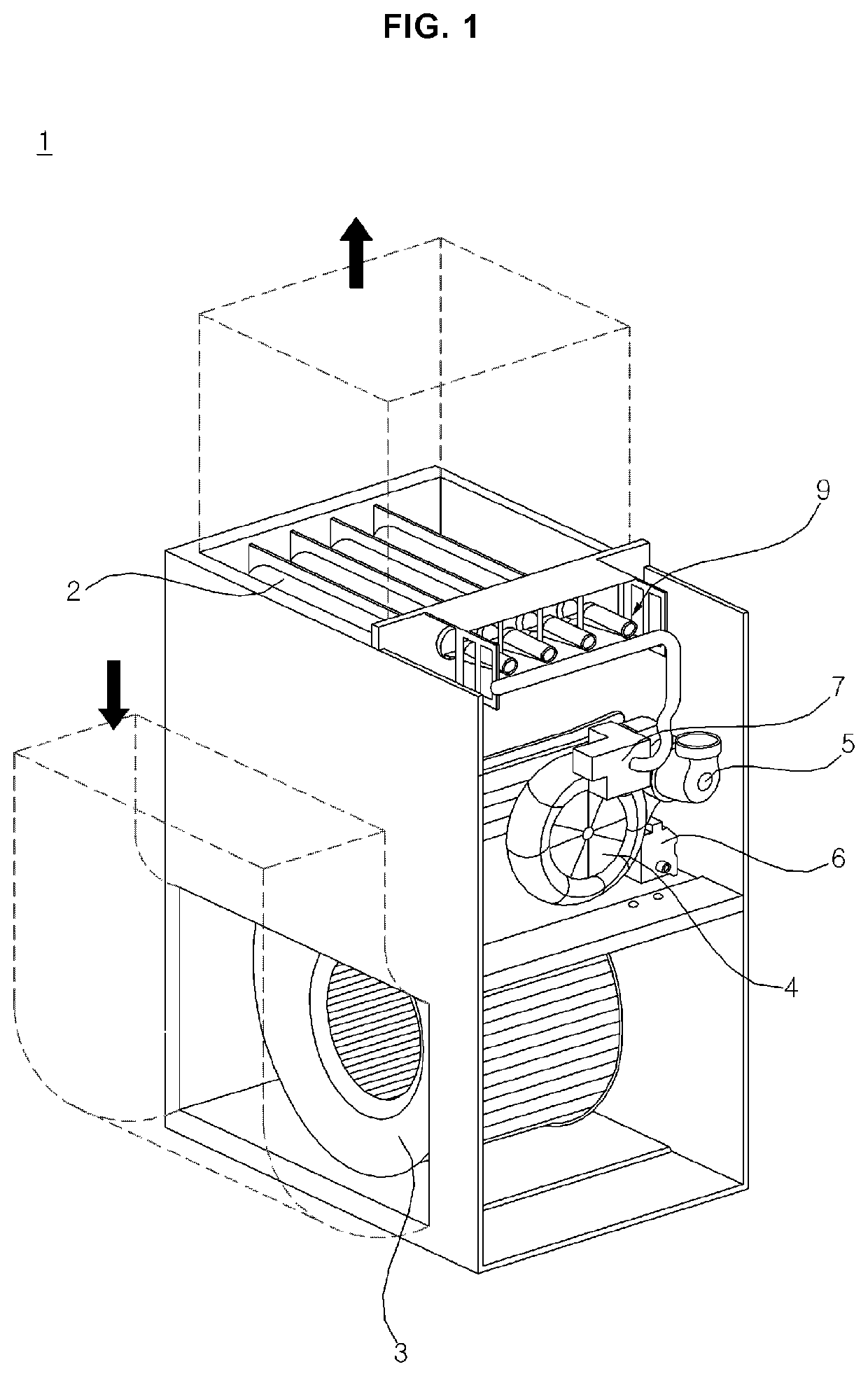 Rpm control method of blower for gas furnace