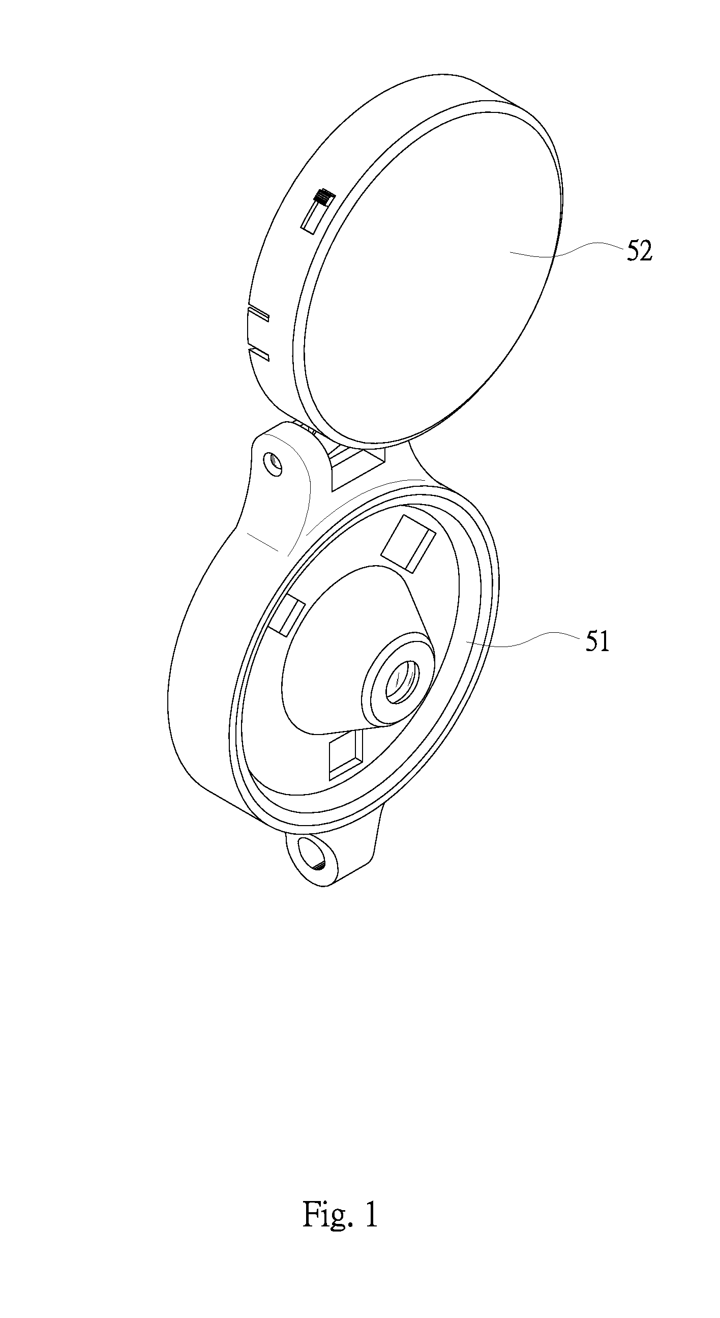 Switchable high and low magnification lightweight microscope lens structure