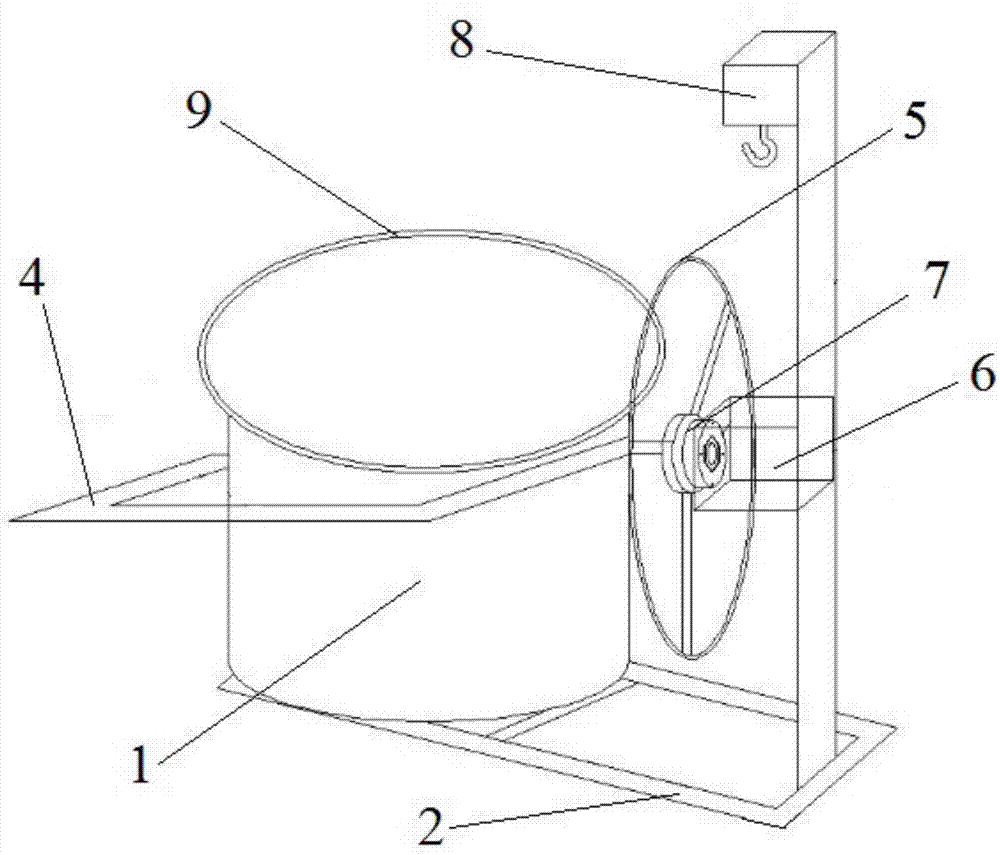 Molten aluminum two-man ladle