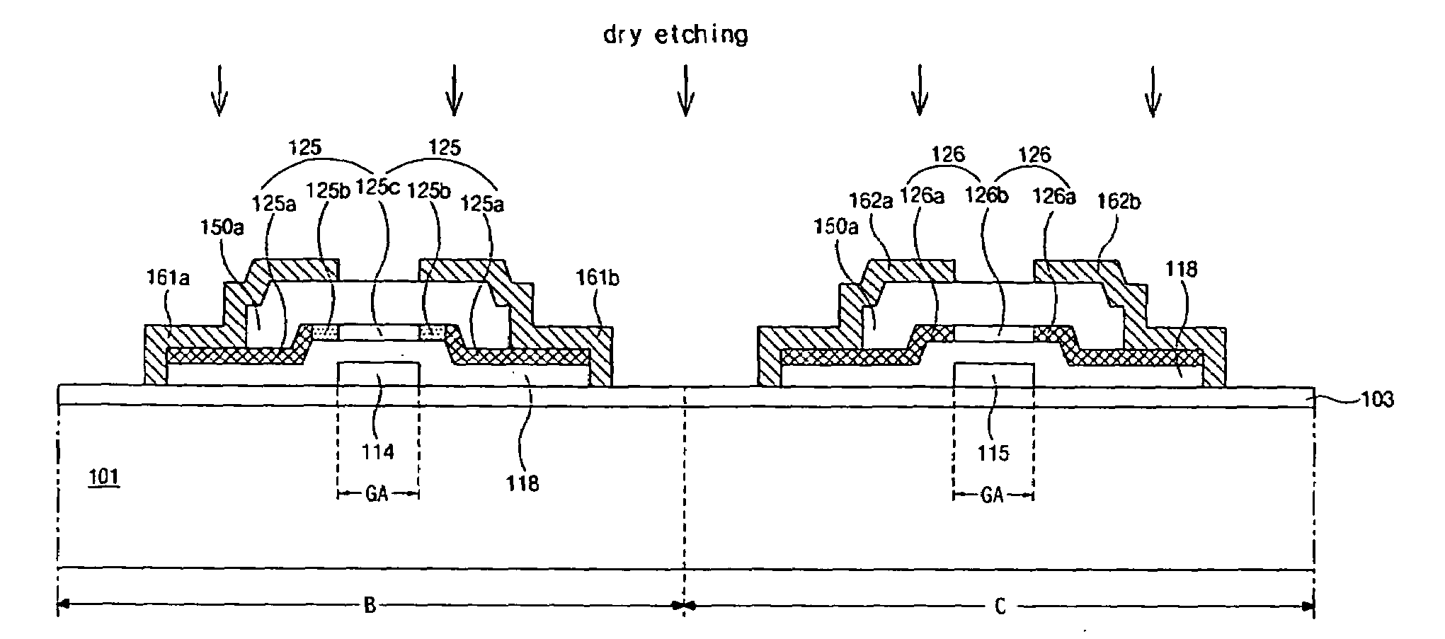 Liquid crystal display device including driving circuit and method of fabricating the same