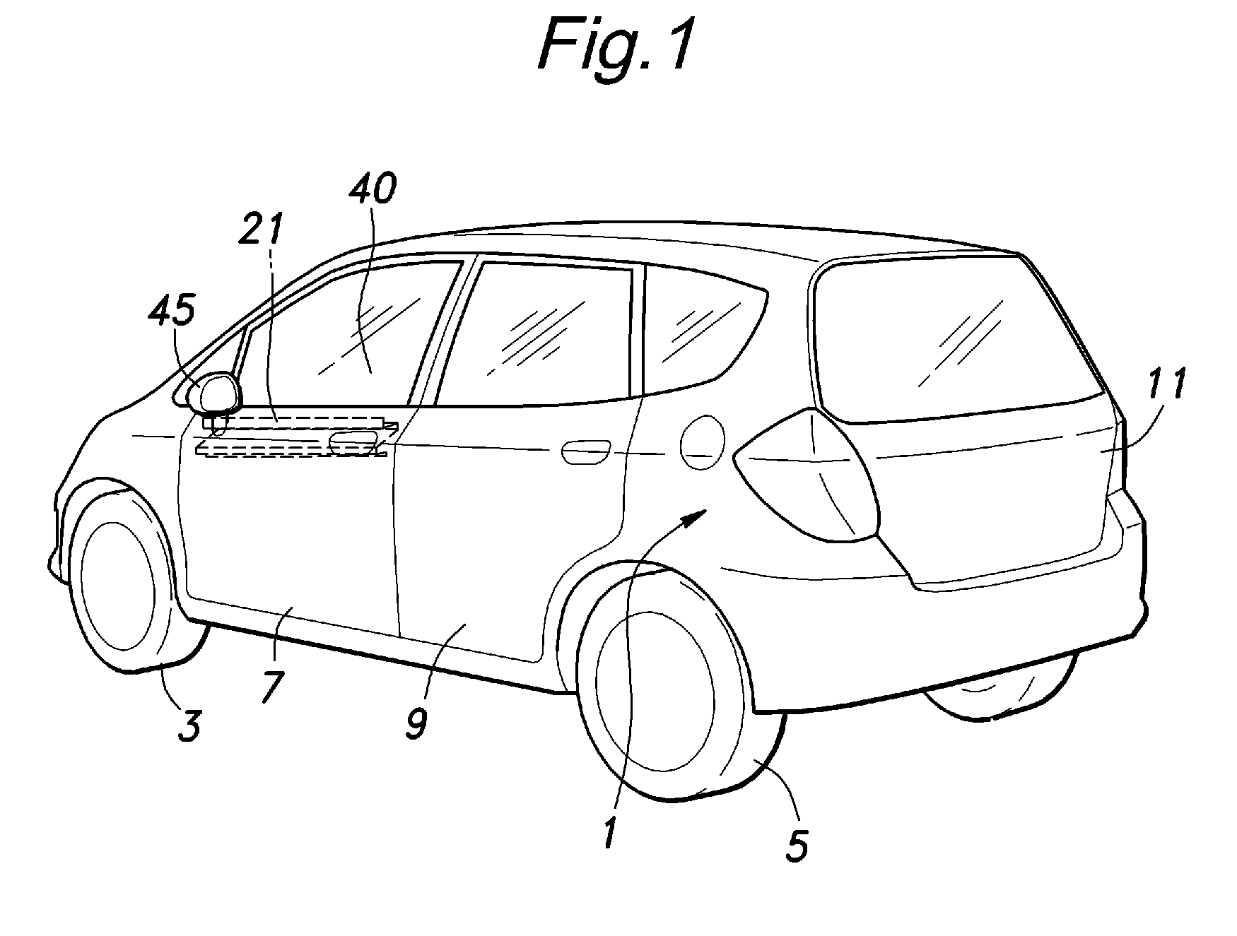 Vehicle door structure and method for fabricating the same