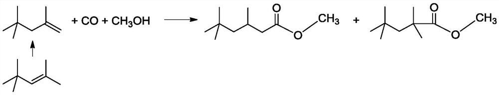 A kind of hydromethylation reaction catalyst and method for preparing isononanoic acid