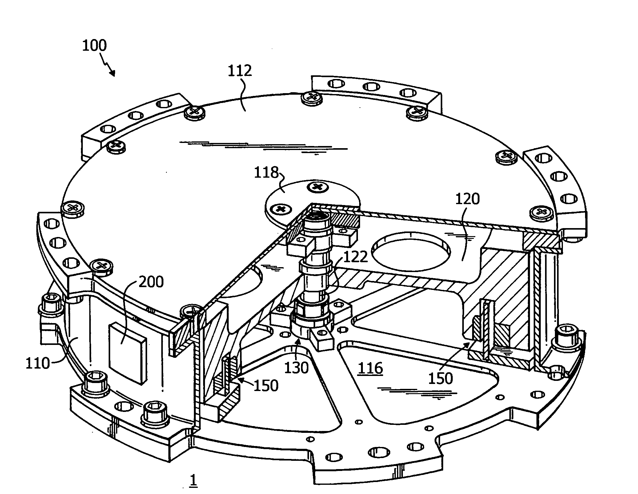 Reconfigurable reaction wheel for spacecraft