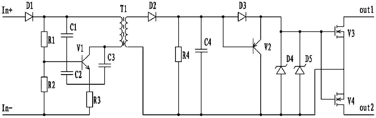 Input and output circuit for solid-state relay and solid-state relay