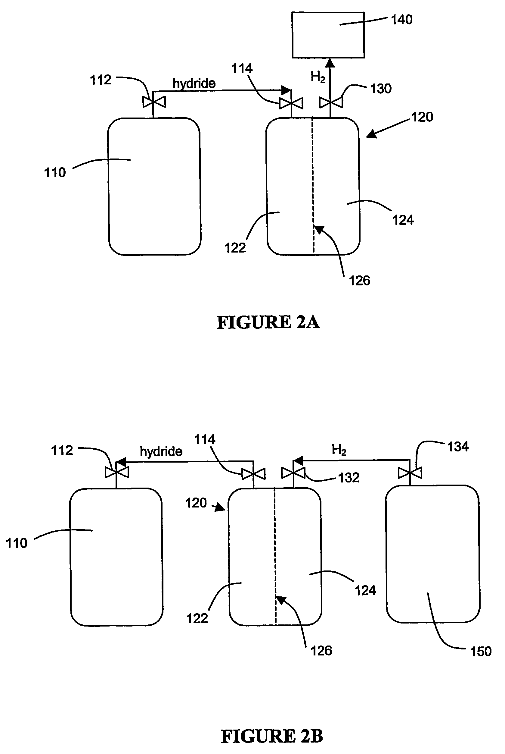 Apparatus and method for hydrogen generation from gaseous hydride