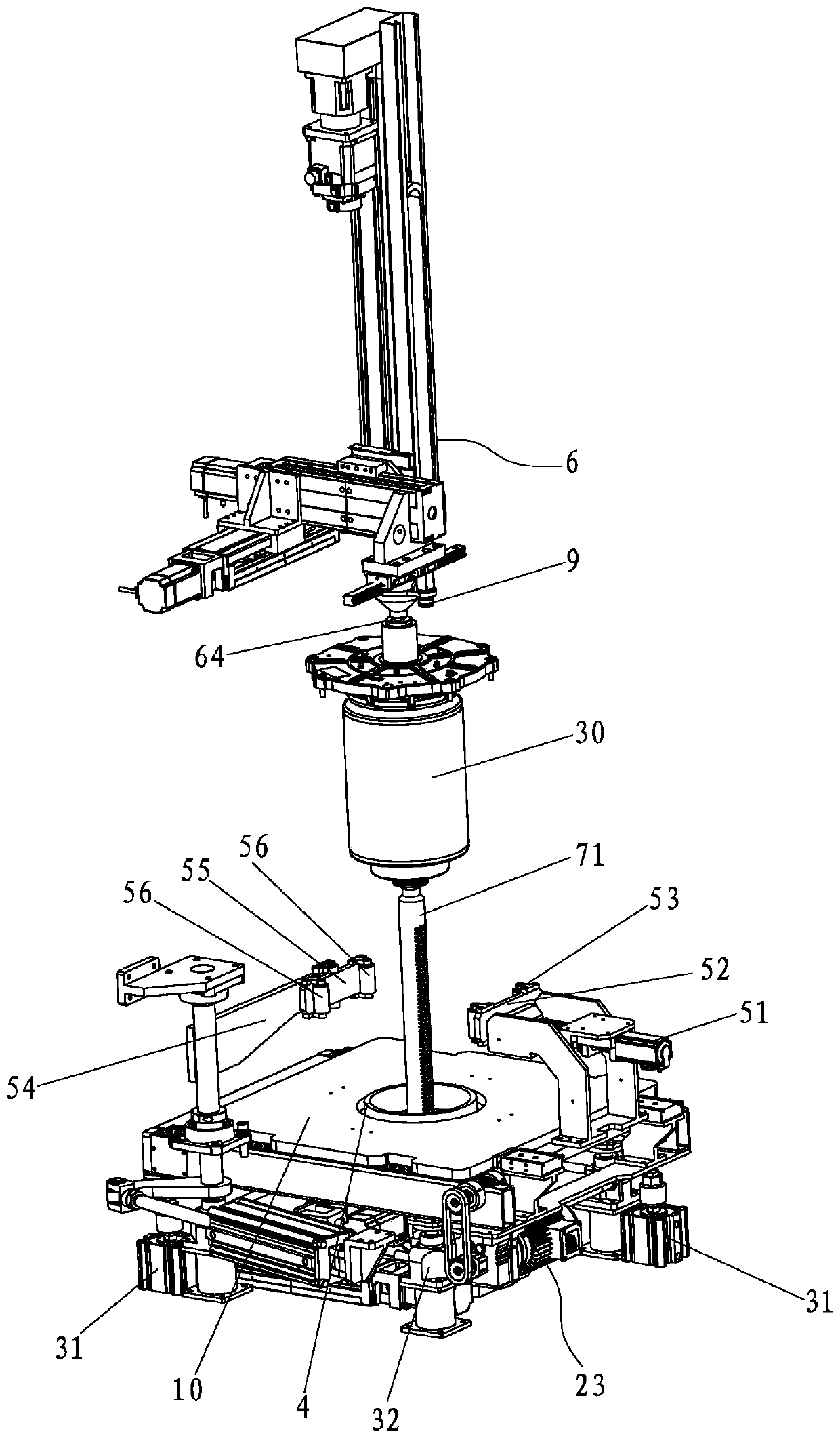 A motor rotor and stator automatic centering mechanism