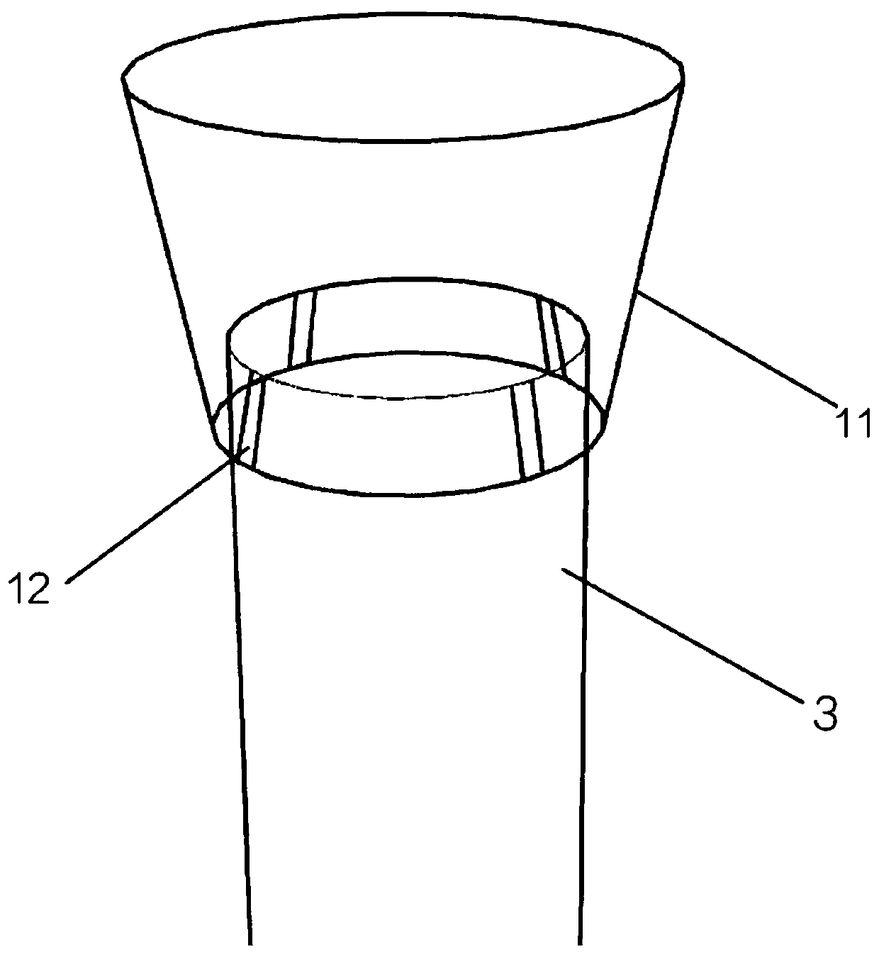 Falling film absorption type washing air purifier