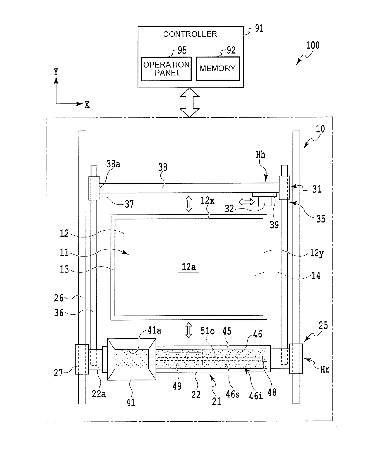 Three-dimensional molding device and three-dimensional molding method