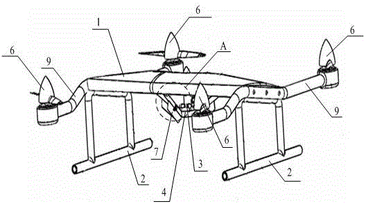 An aerodynamically optimized fuel-electric hybrid multi-rotor aircraft