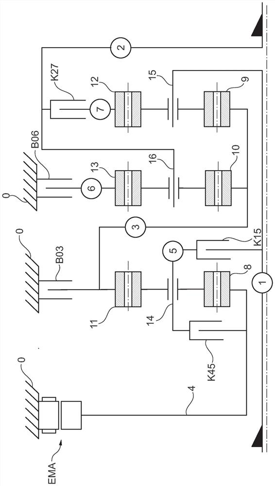 Motor vehicle transmission for a hybrid drive train, and hybrid drive train