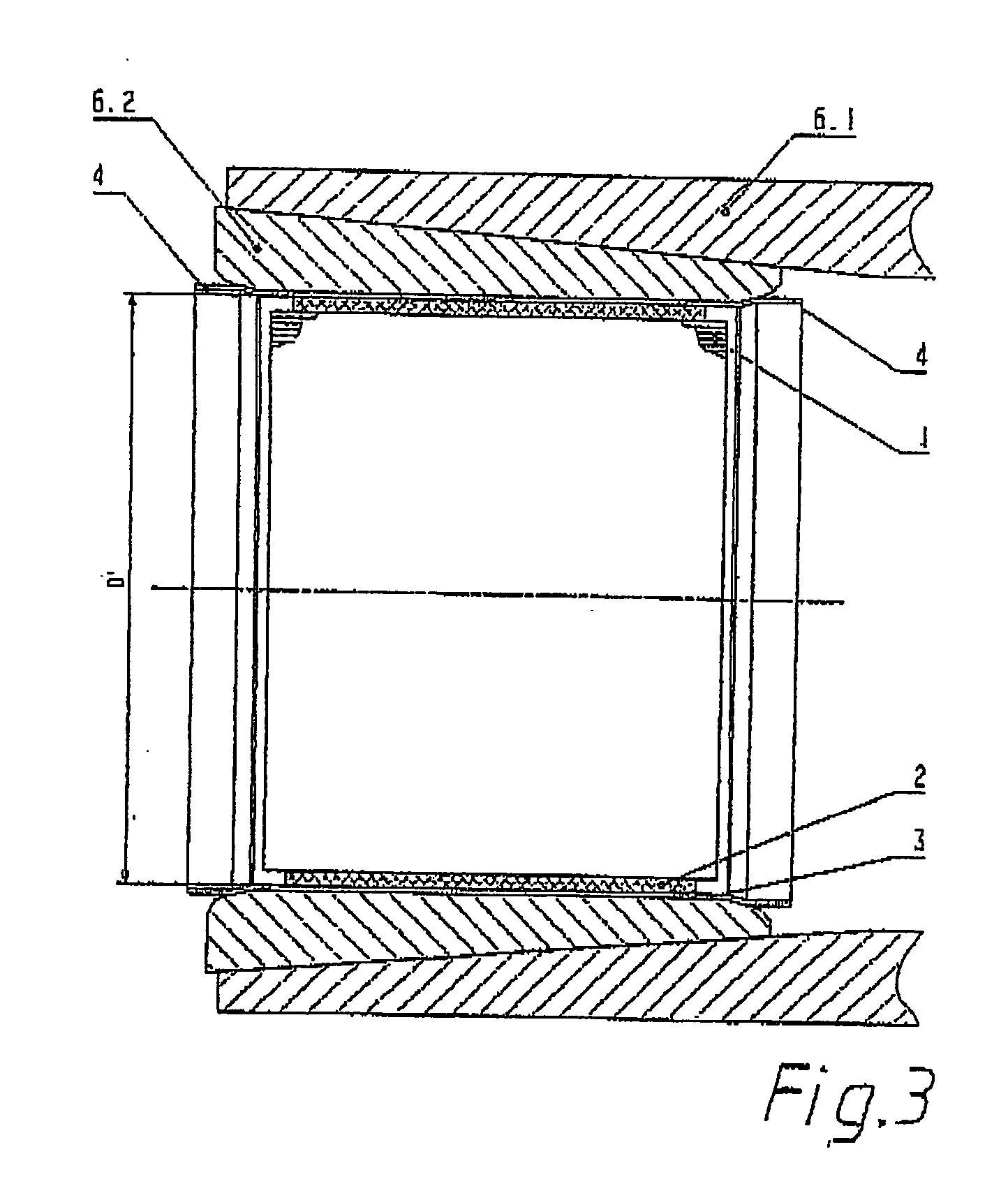 Method for inserting a ceramic functional body in a tubular metal housing and a device thus produced