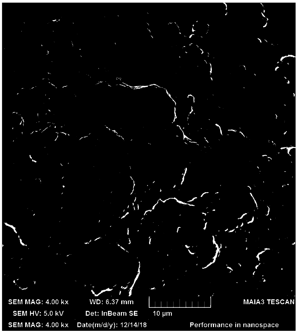 Sodium ion solid electrolyte and preparation method thereof