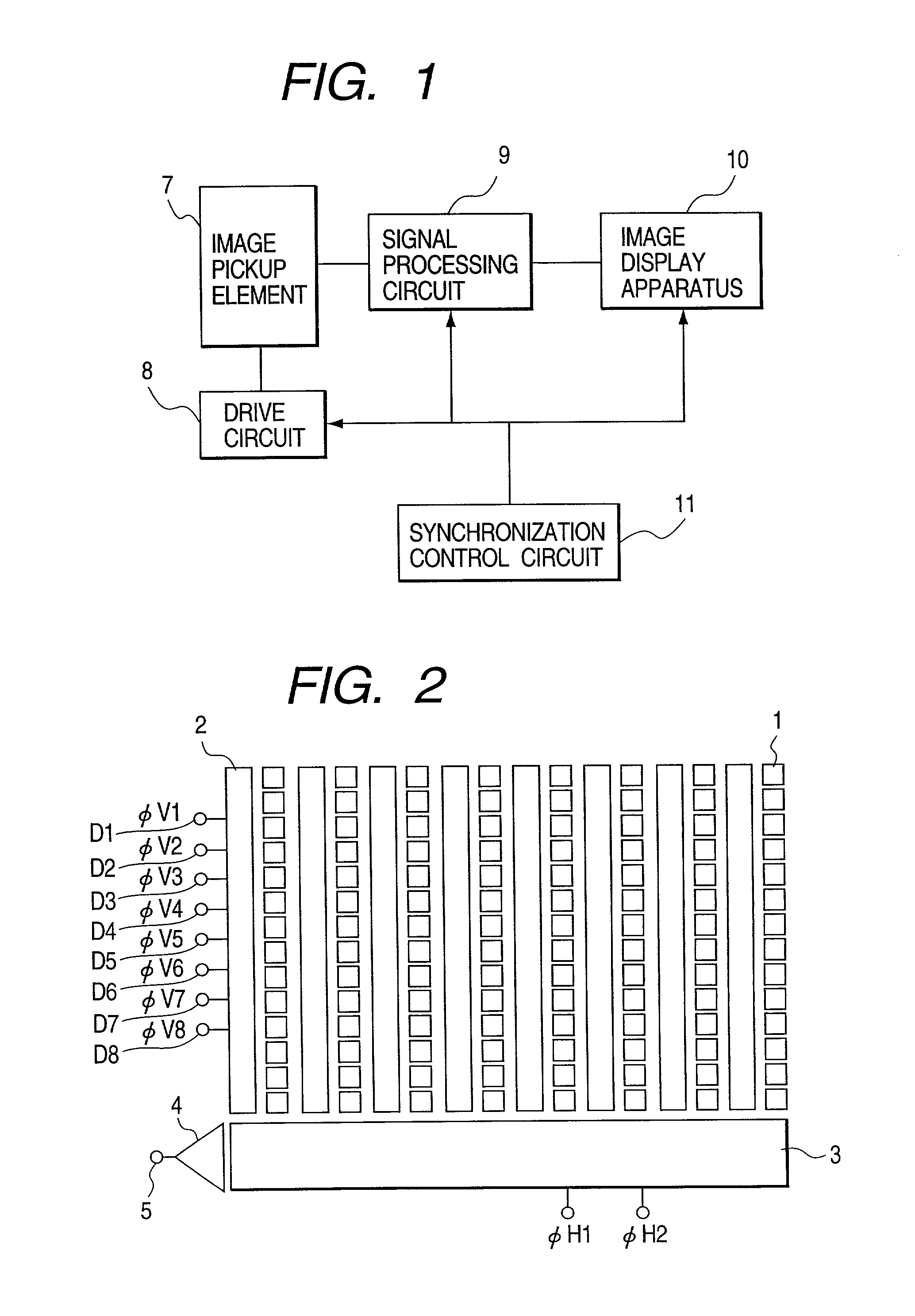 Image pickup device adaptable to display fewer vertical pixels