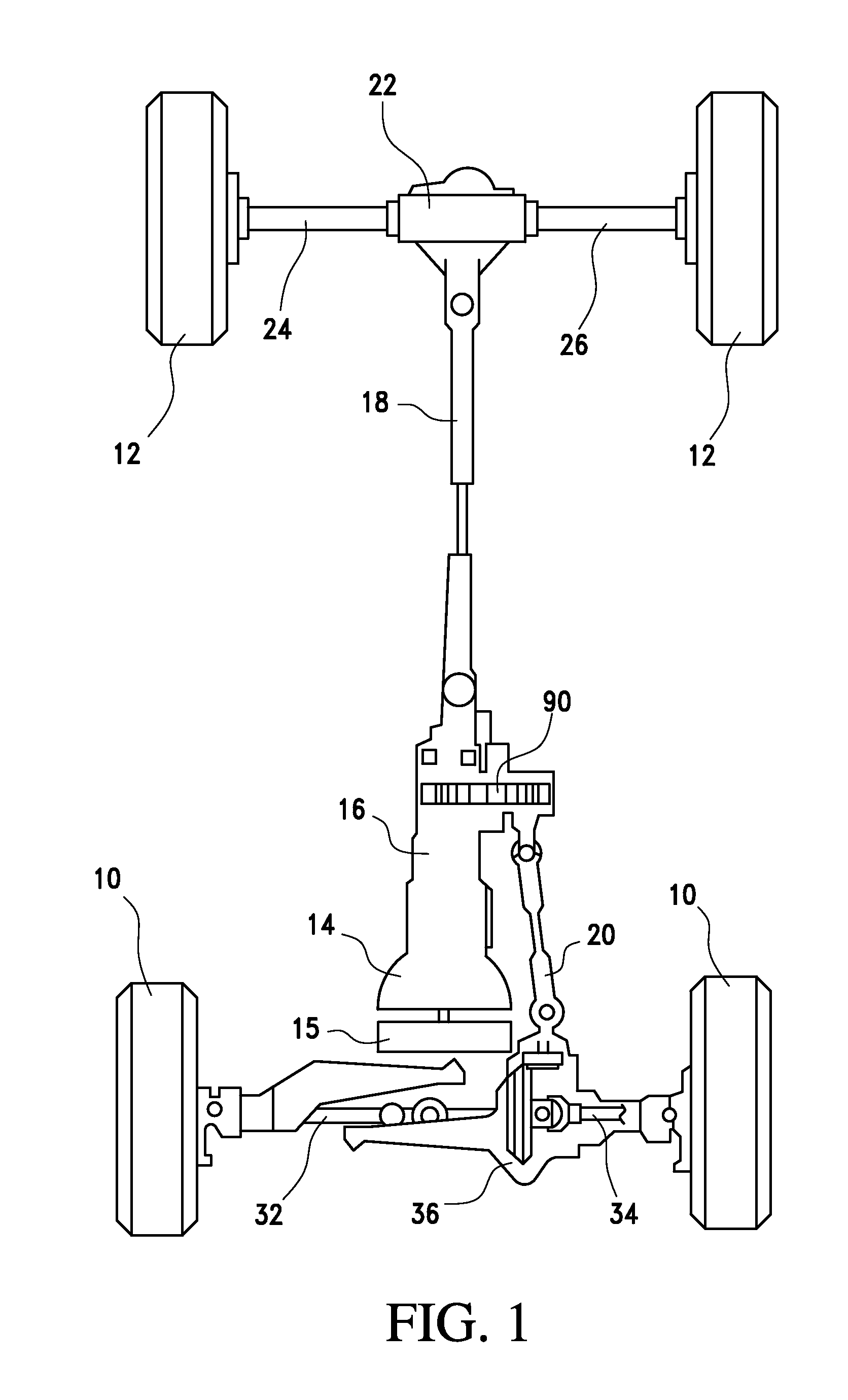 Transfer Case for a Motor Vehicle Powertrain