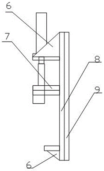 Casting head removing machine