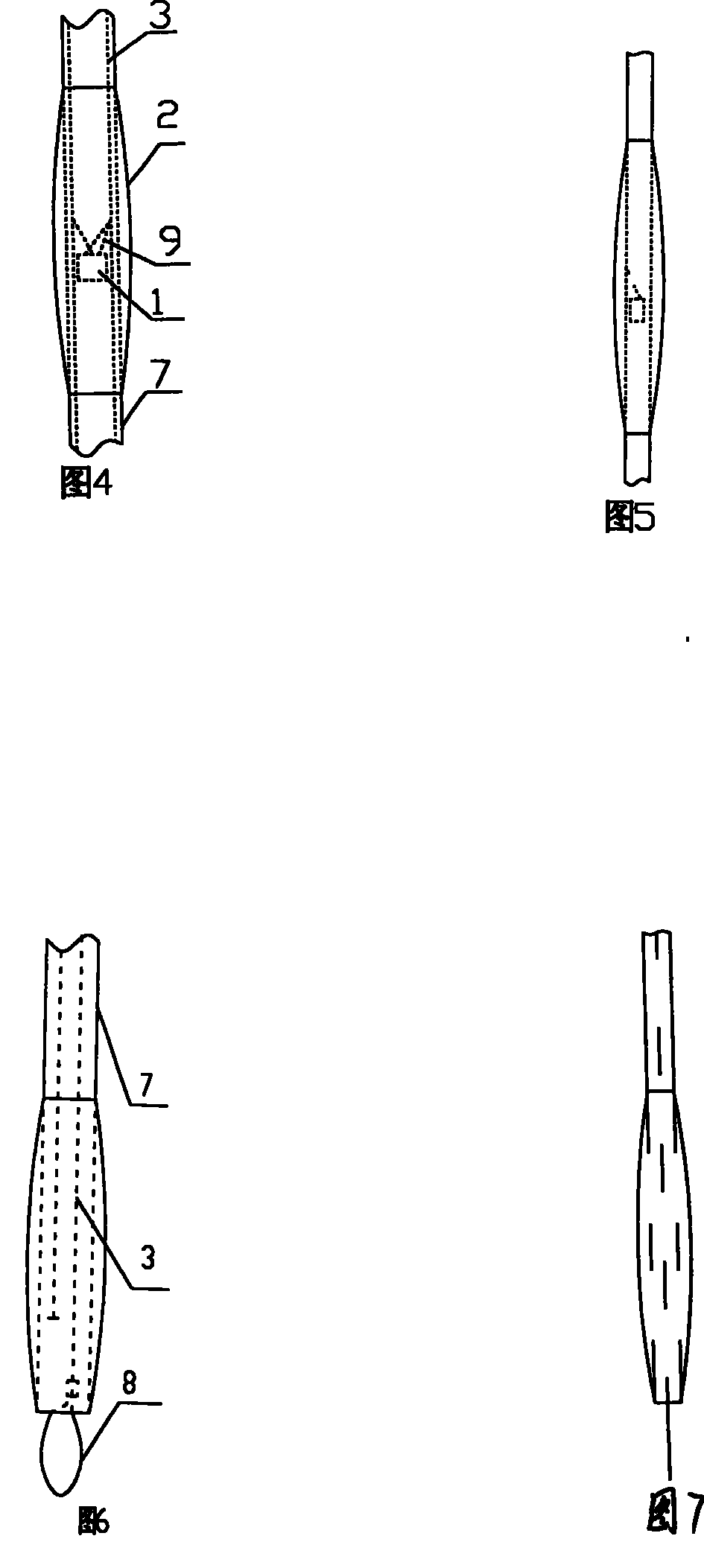 Temperature measuring cable